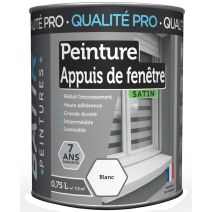 Peinture appuis de fenêtre blanc 0,750 l