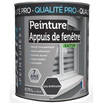 Peinture appuis de fenêtre gris anthracite 0,750 l