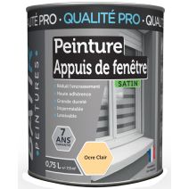 Peinture appuis de fenêtre ocre clair 0,750 l