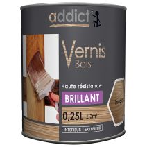 Vernis bois brillant incolore 250 ml