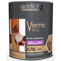 Vernis bois brillant incolore 750 ml