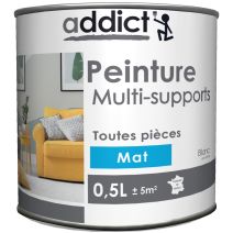 Peinture multisupport mat 0,5L blanc