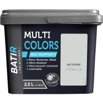 Peinture multi colors mat poudre 2.5 l fil de lin