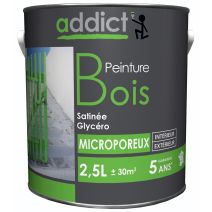 Peinture bois 2.5 l noir