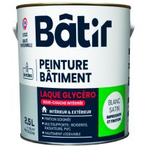 Laque multisupport 2.5 l blanc satin 