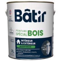 Peinture spéciale bois 2 l anthracite satin