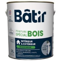 Peinture spéciale bois 2 l gris granit satin