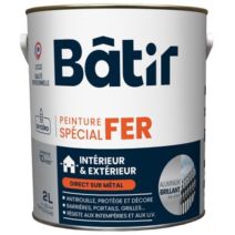Peinture spéciale fer 2 l alu brillant