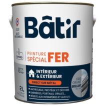 Peinture spéciale fer 2 l gris granit brillant