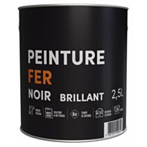 Peinture TDP glycéro fer antirouille noir 2,5 L - RECA