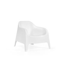Fauteuil de jardin Baya 81x80x74cm blanc