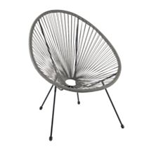 Fauteuil de jardin à fil Copacabana Gris texturé