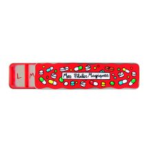 Boite pilules 7 comp magique rouge