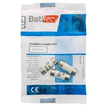 3 fusibles à voyant 10A 10,3x25,8mm BAT030762 - BATILEC