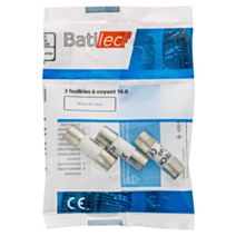 3 fusibles à voyant 16A 10,3x31,5mm BAT030786 - BATILEC