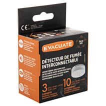 Détecteur de fumée interconnecté Autonomie 10 ans