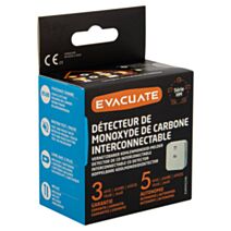 Détecteur de gaz Co Interconnect Autonomie 5 ans
