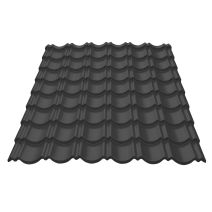 Toiture Acier aspect Tuiles Deep 1m² Anthracite