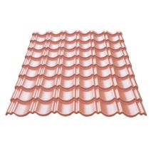 Toiture Acier aspect Tuiles Deep 1m² Rouge