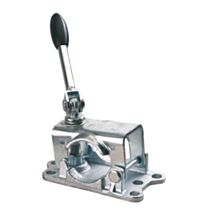 Collier à boulonner Ø48mm avec poignée escamotable