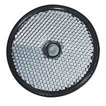 Catadioptre rond blanc visser/autocollant
