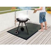Tapis Barbecue et Plancha Protection Sol Terrasse 120x100cm - SOLYS 