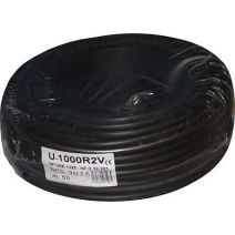 Câble électrique U 1000 R2V 3G2,5 mm² 50 mètres