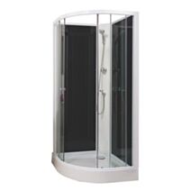 Cabine de douche non hydro Gena 1/4 cercle 80x80cm - ONDEE