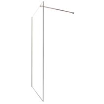 Paroi de douche Italienne 100x200cm verre trempé 8mm transparent - ONDEE