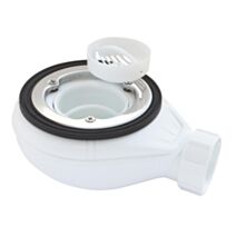 Bonde receveur résine 90mm sans chapeau