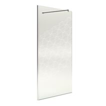 Paroi de douche fixe Onda verre sérigraphie 120cm - ONDEE