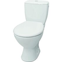 WC à poser Serti 3/6L sortie horizontale+Abattant