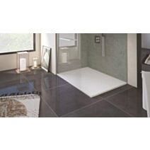 Receveur de douche à poser Nola 3 80x120x3cm Résine Blanc Découpable - ONDEE