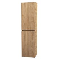 Colonne salle de bain à suspendre Trendy 2 Portes 30cm mélaminé bois