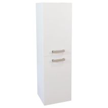 Colonne salle de Bain à suspendre Smart 2 Portes 35cm Finitions Blanc