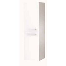 Colonne salle de Bain à suspendre Smart 2 Portes 35cm Finitions Blanc