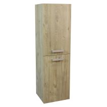 Colonne salle de Bain à suspendre Smart 2 Portes 35cm Finitions Bois