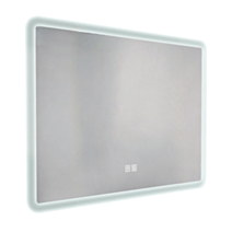 Miroir salle de bain éclairant Athena Bords Effet Givré 80x60cm - ONDEE