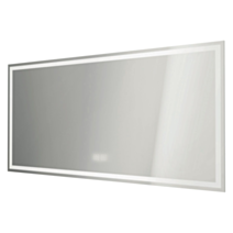 Miroir salle de bain éclairant Laura Bords Givré 120x60cm - ONDEE