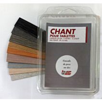 Chant à coller pour tablette coloris chêne noueux