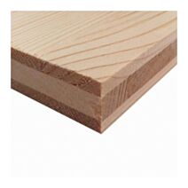 Panneau de bois prédécoupé Tripli Épicéa 250x60x1,9cm