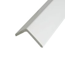 Baguette d'angle XPS extrudé 20x20mm blanc - SUP BOIS