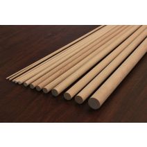 Tourillon à fixer Bois Brut 0,6cmx1m