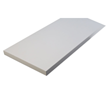Tablette mélaminée blanche 120x40x1,8cm