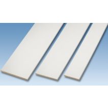 Tablette mélaminée blanche 200x40x1,6cm