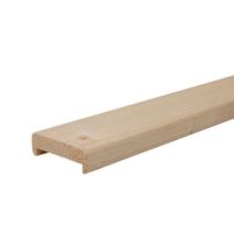 Nez de cloison à fixer Bois Brut 2,8x6,8cmx2,6m