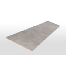 Tablette mélaminée béton 250x30x1,8cm