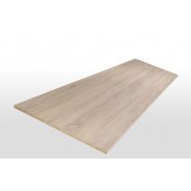 Tablette mélaminée chêne brut 120x50x1,8cm