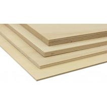 Panneau de bois contreplaqué prédécoupé peuplier 120x40x0,5cm