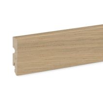 Plinthe MDF à fixer 220x7x1cm chêne blanc